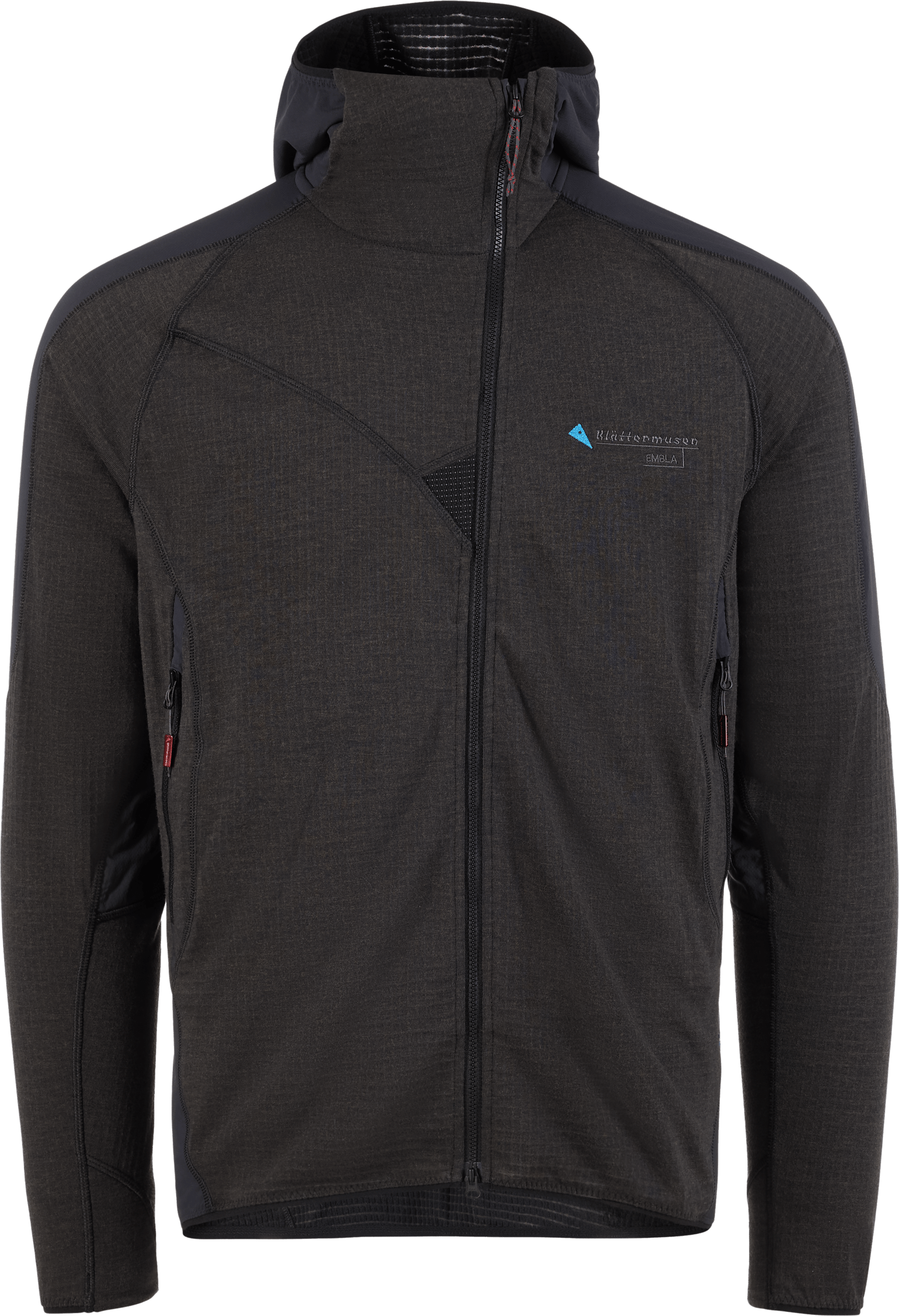 Klättermusen Men's Embla Hood Jacket Black/Raven
