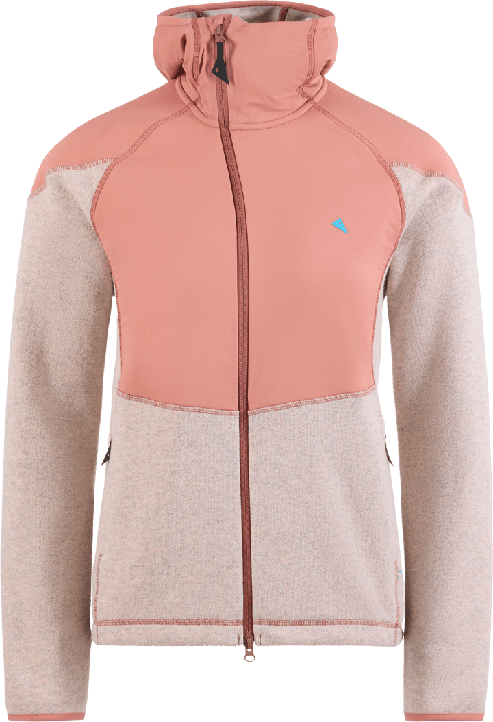 Klättermusen Women's Balderus Hood Jacket Cherry Wood/Mahogny Rose Klättermusen
