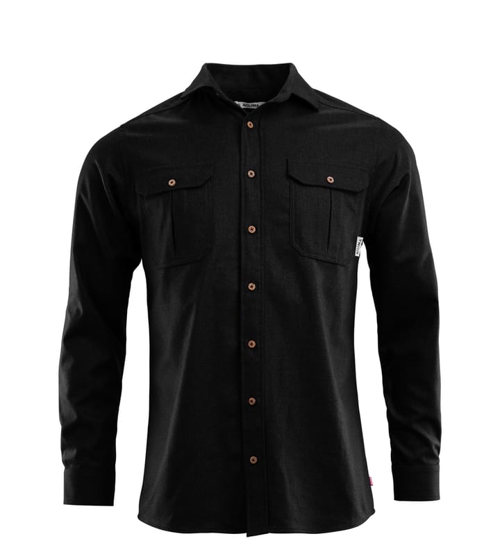 Aclima Men's ReBorn Woolshirt Dark Grey Melange Aclima