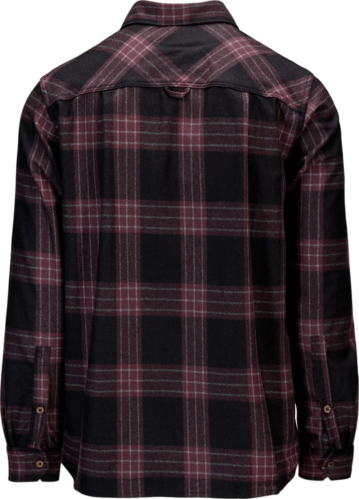 Aclima Men's ReBorn Woolshirt Check/Dark Grey/Fudge Aclima