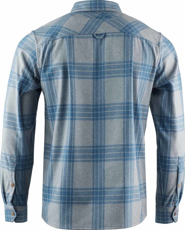 Aclima Men's ReBorn Woolshirt Check Light Grey/Jeans Aclima