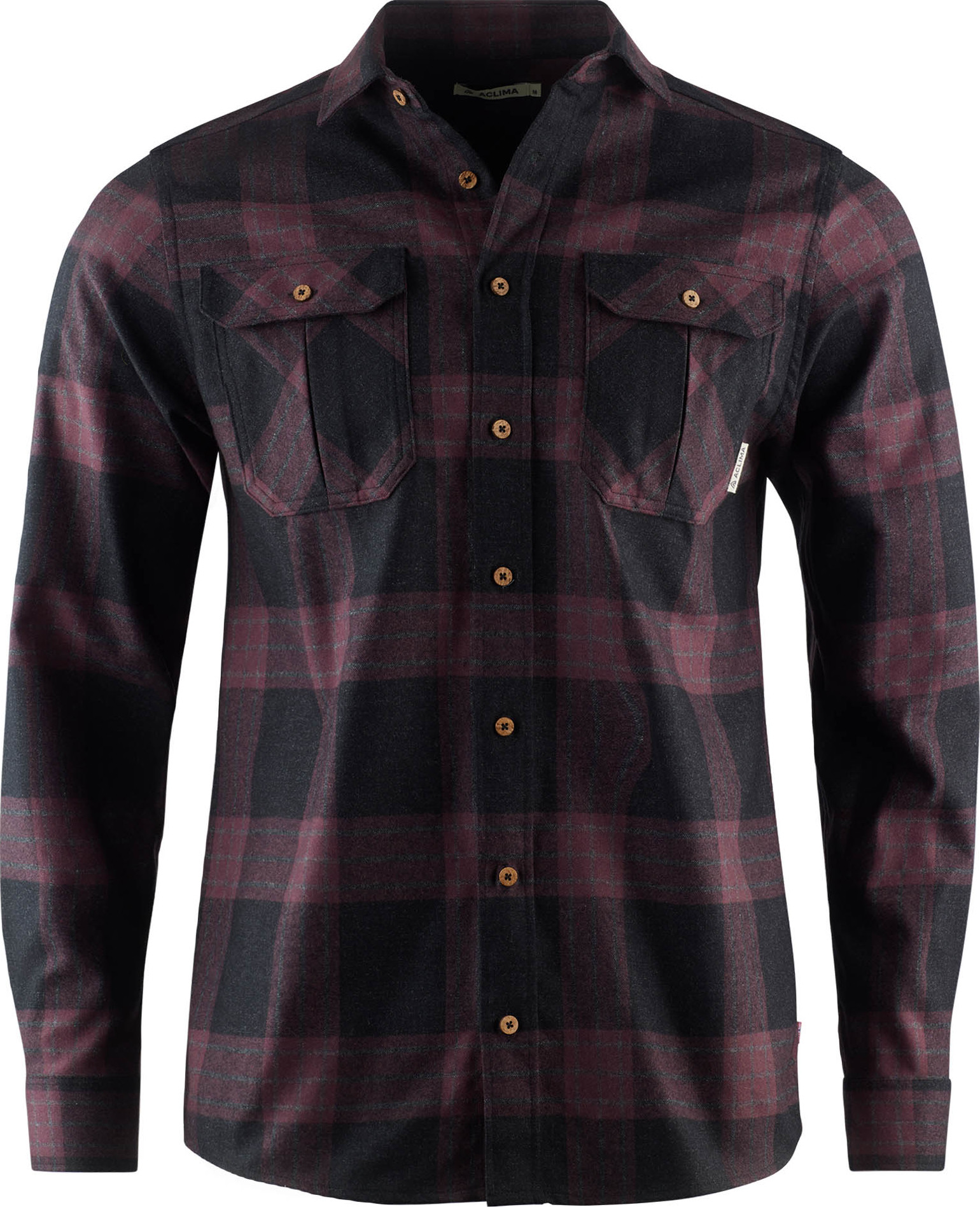 Check dark grey / bordeaux