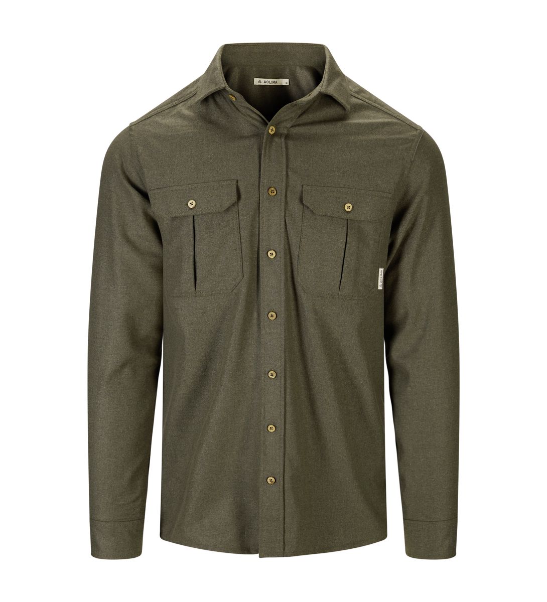 Aclima Men's ReBorn Woolshirt Forest Melange