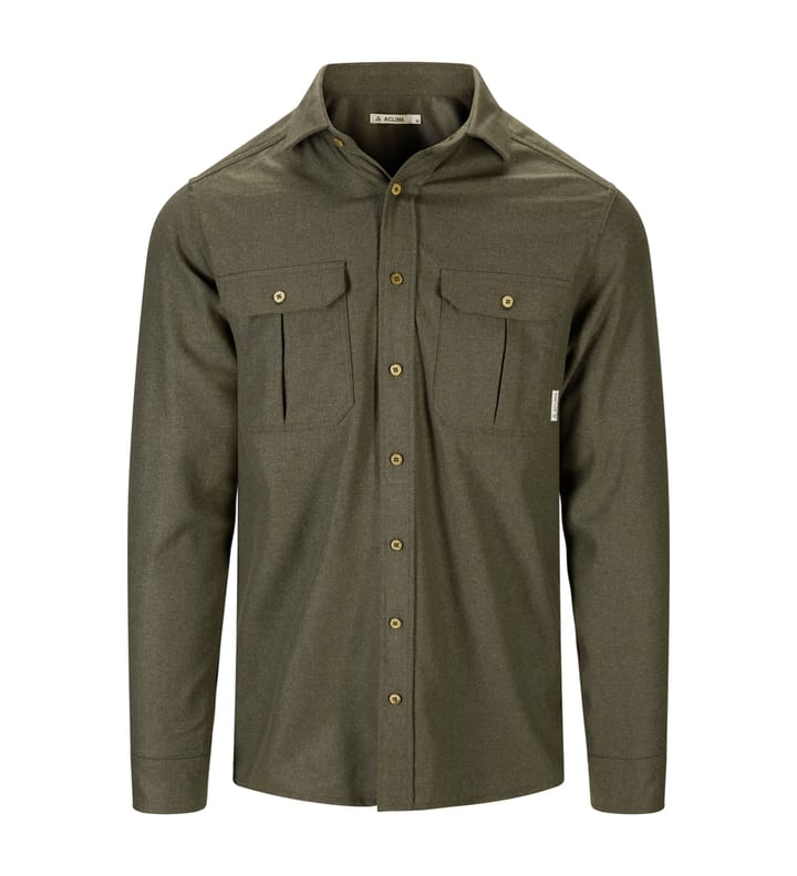 Aclima Men's ReBorn Woolshirt Forest Melange Aclima