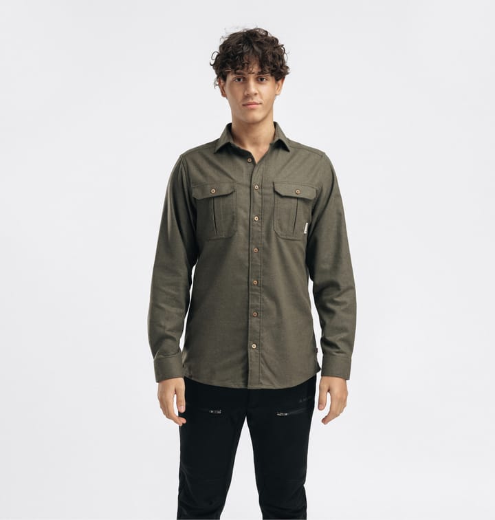 Aclima Men's ReBorn Woolshirt Forest Melange Aclima Aclima Men's ReBorn Woolshirt Forest Melange Aclima