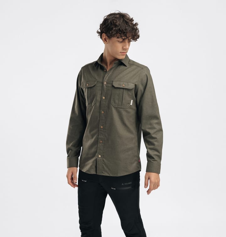 Aclima Men's ReBorn Woolshirt Forest Melange Aclima Aclima Men's ReBorn Woolshirt Forest Melange Aclima