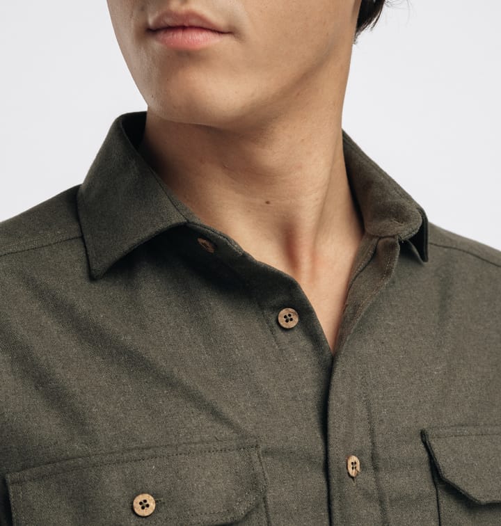 Aclima Men's ReBorn Woolshirt Forest Melange Aclima Aclima Men's ReBorn Woolshirt Forest Melange Aclima