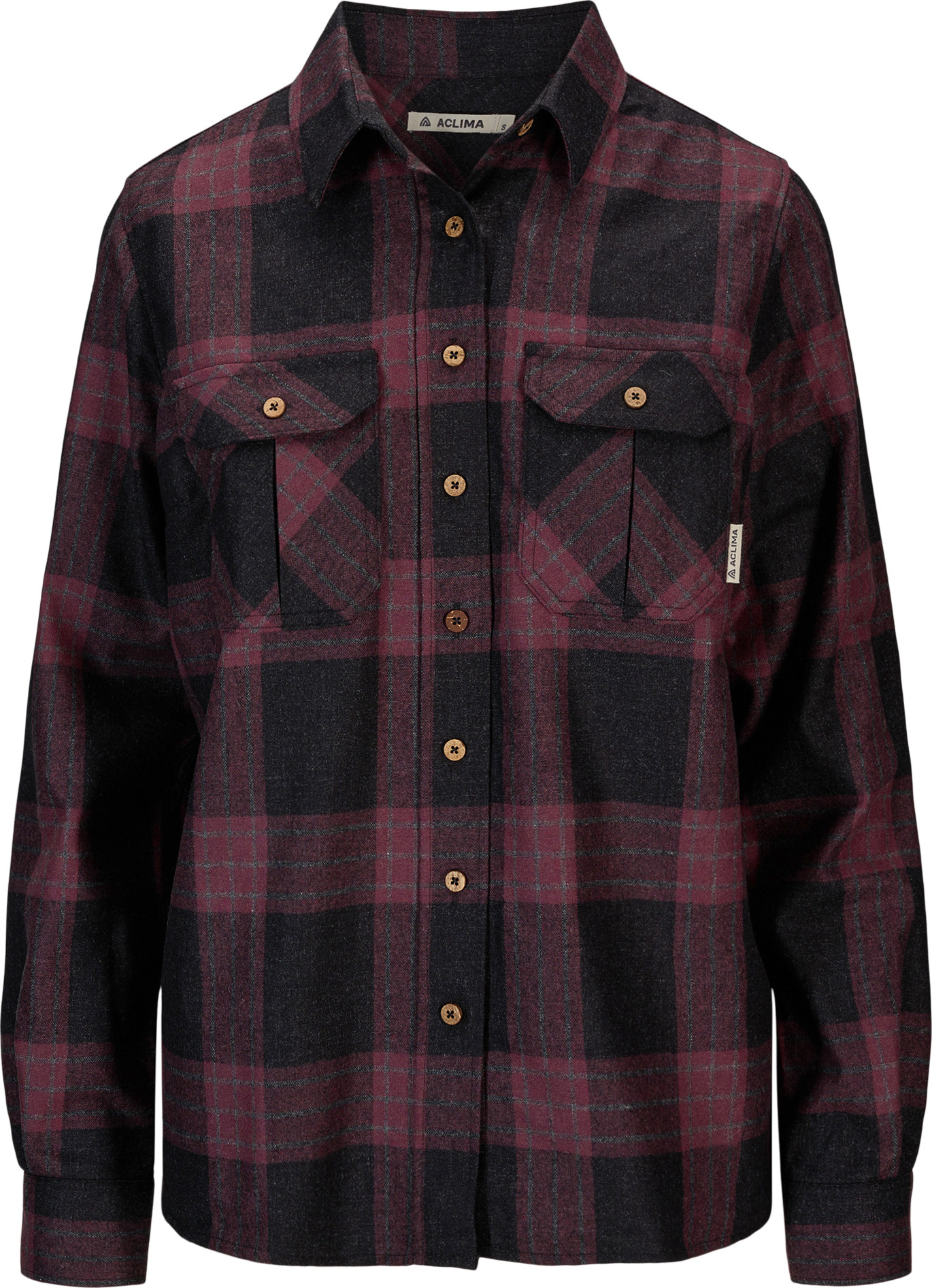 Check dark grey / bordeaux