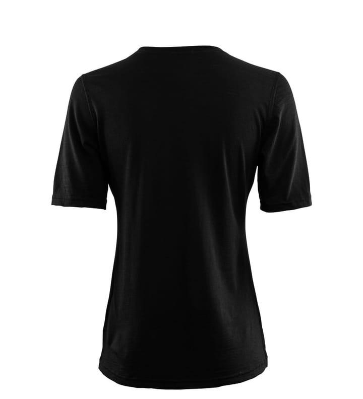 Aclima LightWool Undershirt T-shirt Woman Jet Black Aclima