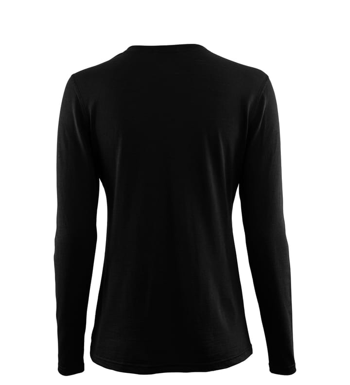 Aclima LightWool 140 Undershirt Long Sleeve Woman Jet Black Aclima