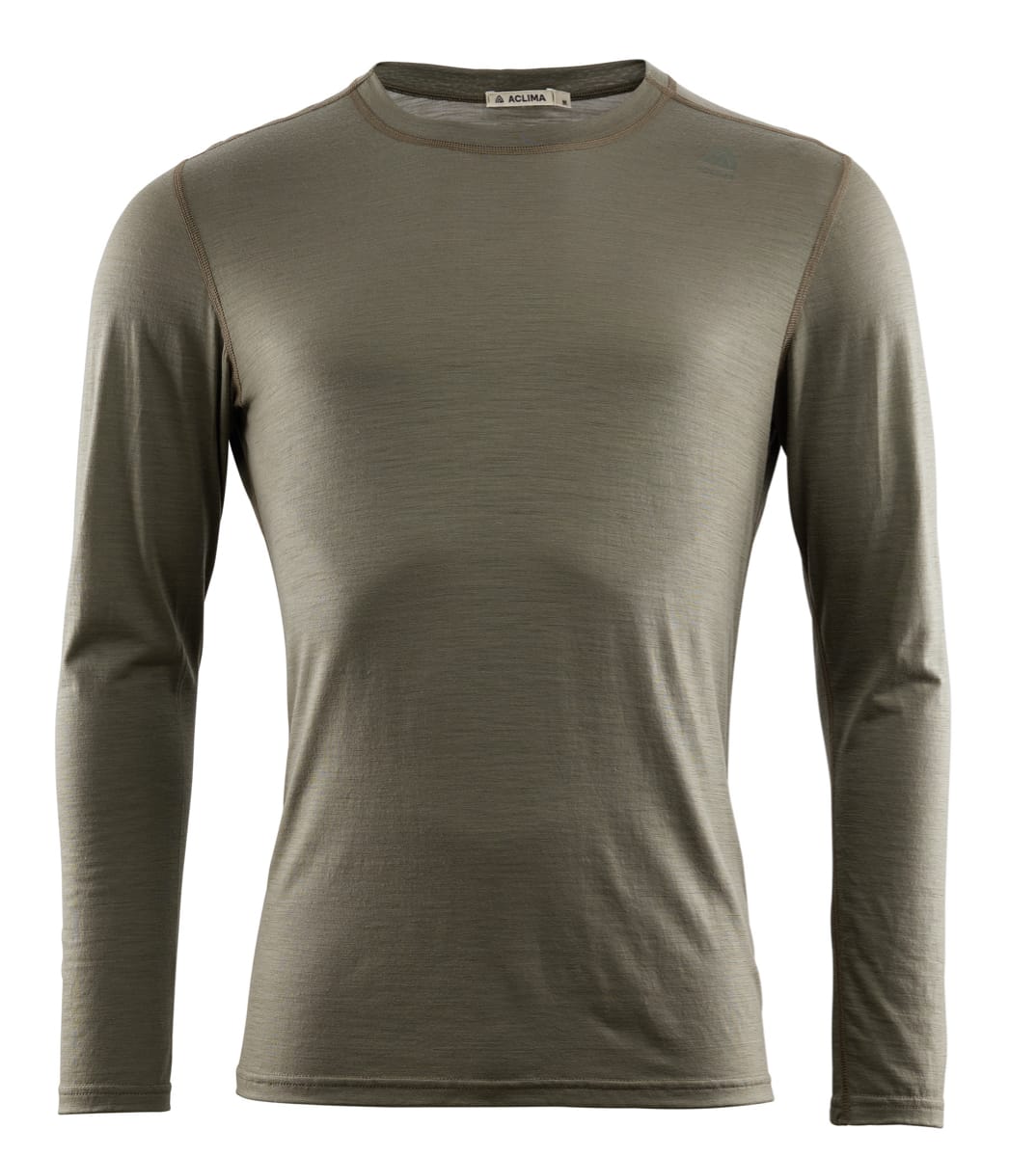 Aclima Men's LightWool Undershirt Long Sleeve Ranger Green