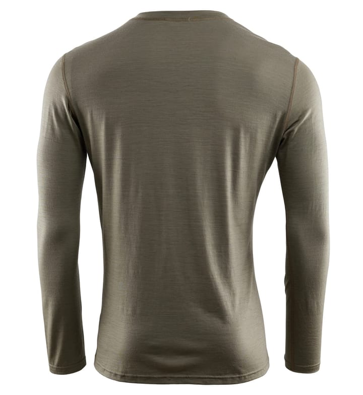 Aclima Men's LightWool Undershirt Long Sleeve Ranger Green Aclima
