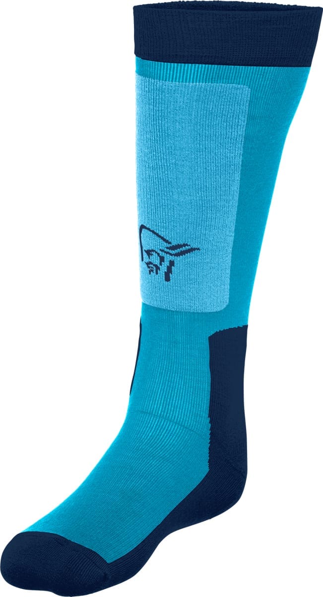 Norrøna Lofoten Mid Weight Merino Socks Long Hawaiian Surf/Indigo Night