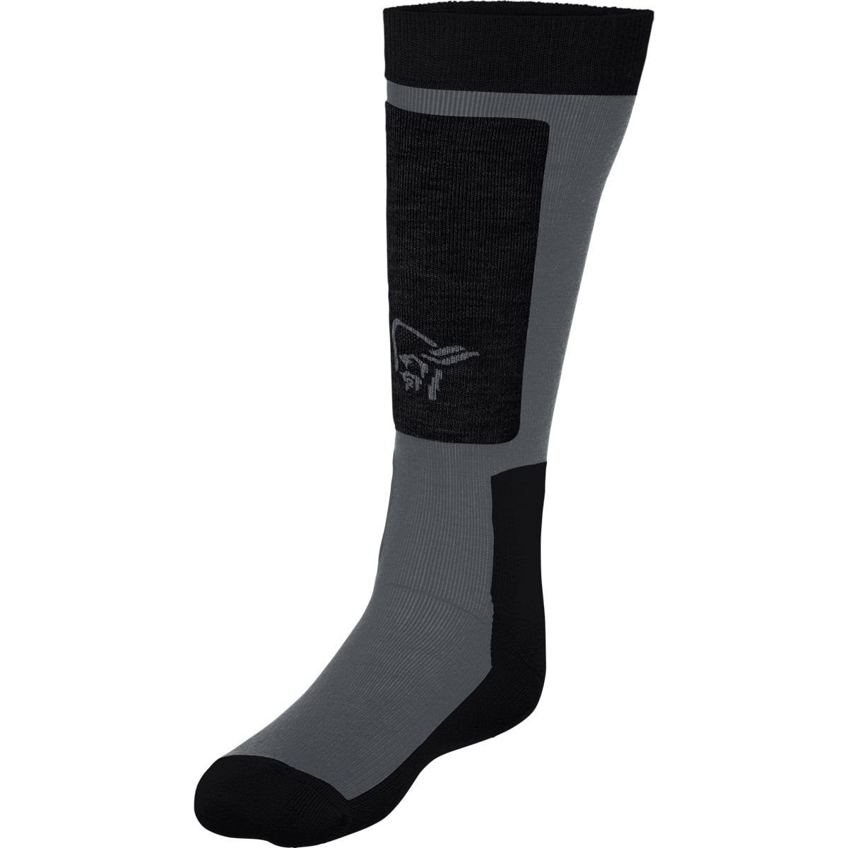 Norrøna Lofoten Mid Merinoull Long Socks Caviar Black/iron Gate