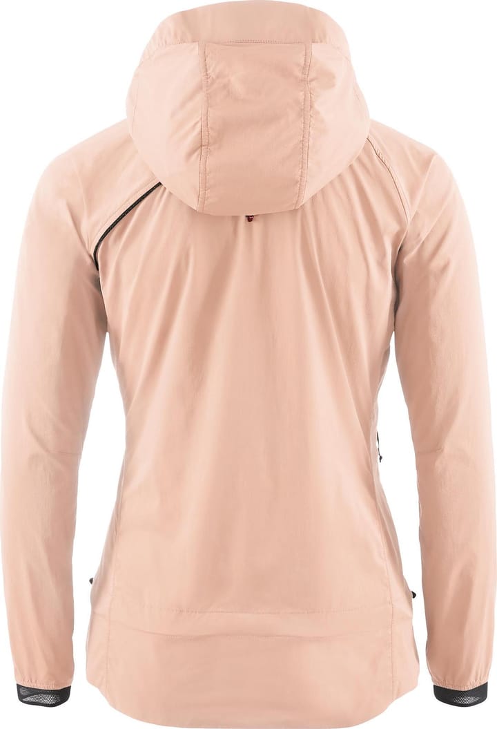 Klättermusen Women's Nal Hooded Jacket Cream Rose Klättermusen