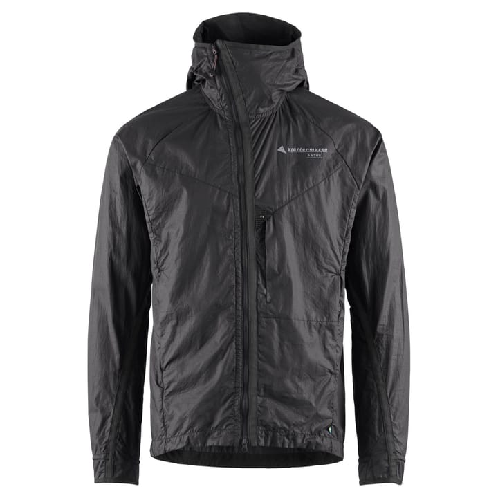 Klättermusen Men's Ansur Hooded Wind Jacket Raven Black Klättermusen