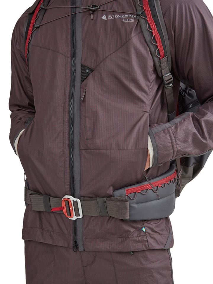 Klättermusen Men's Ansur Hooded Wind Jacket Raven Black Klättermusen