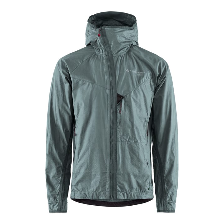 Klättermusen Men's Ansur Hooded Wind Jacket Stone Blue Klättermusen Klättermusen Men's Ansur Hooded Wind Jacket Stone Blue Klättermusen