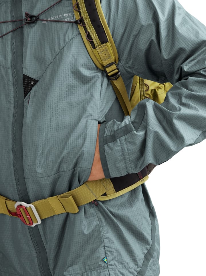 Klättermusen Women's Ansur Hooded Wind Jacket Raven Black Klättermusen