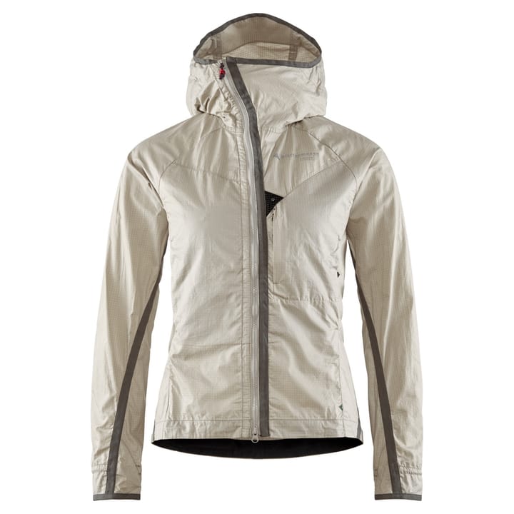 Klättermusen Women's Ansur Hooded Wind Jacket Dove Raven Klättermusen