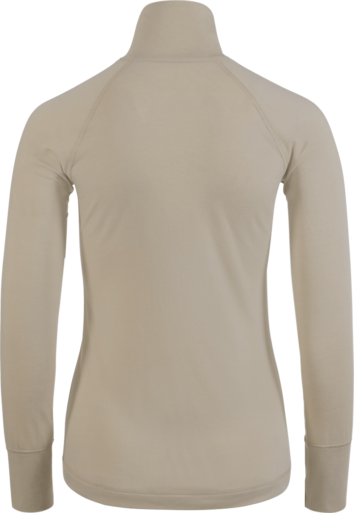 Klättermusen Women's Fafne Half Zip Sweater Fossil Tan Klättermusen