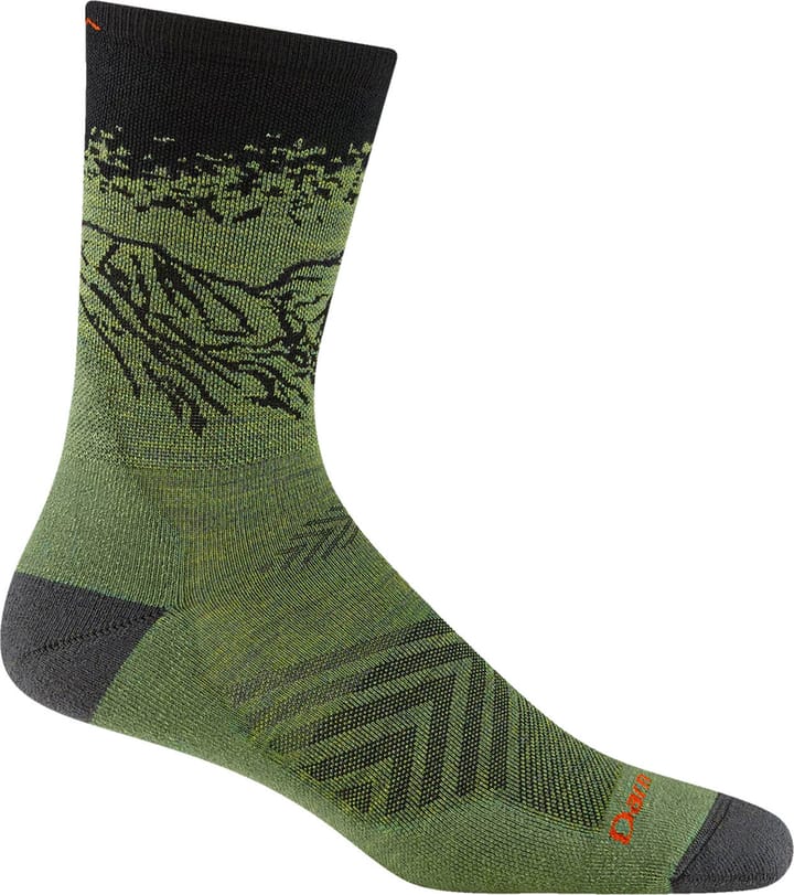 Darn Tough Men's Vert Micro Crew Ultra-Lightweight With Cushion Lichen Darn Tough