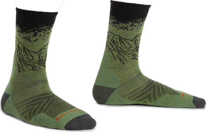 Darn Tough Men's Vert Micro Crew Ultra-Lightweight With Cushion Lichen Darn Tough