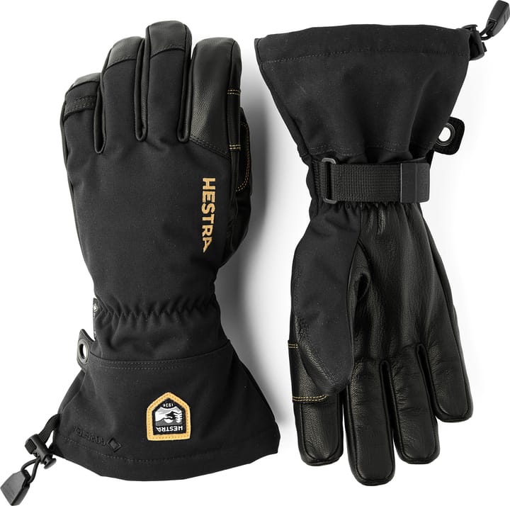 Hestra Army Leather Gore-Tex - 5 Finger Black/Black Hestra