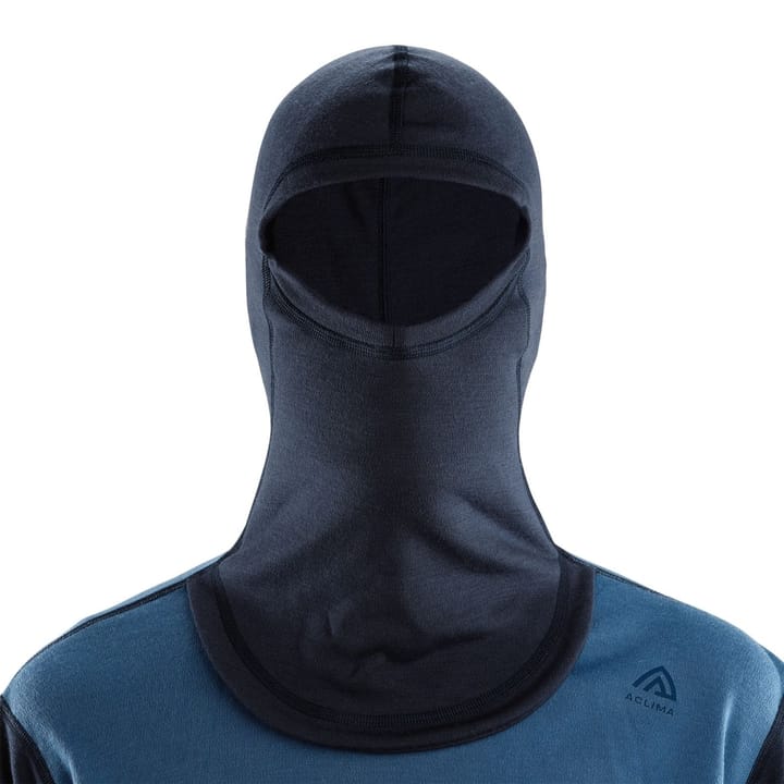 Aclima WarmWool Hood Sweater Man Navy Blazer/Coastal Fjord/Green Gables Aclima Aclima WarmWool Hood Sweater Man Navy Blazer/Coastal Fjord/Green Gables Aclima