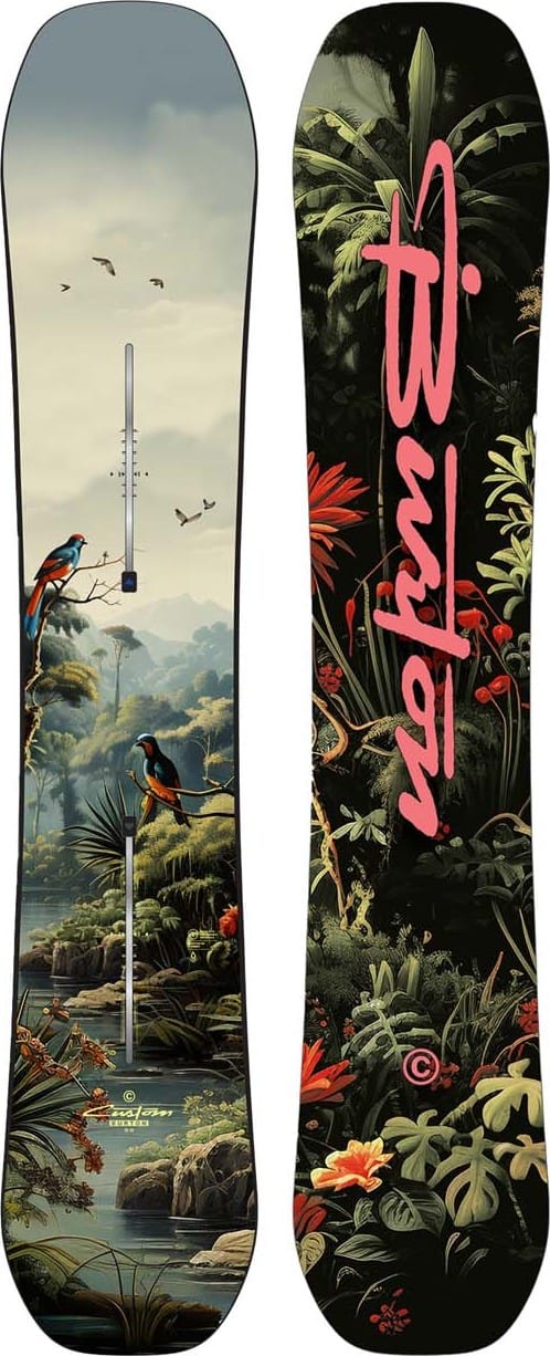 Burton Men's Custom Camber Snowboard Jungle Burton Burton Men's Custom Camber Snowboard Jungle Burton