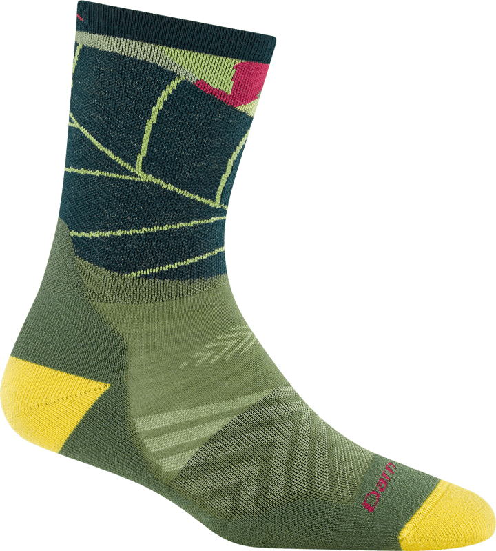 Darn Tough Women's Run Wild Micro Crew Ultra-Lightweight With Cushion  Palm Darn Tough