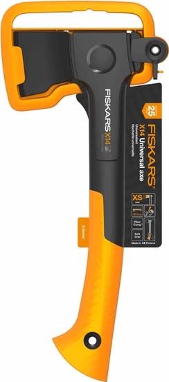 Fiskars Universalyxa X-Series X14 Svart/orange Fiskars