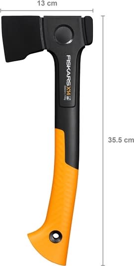 Fiskars Universalyxa X-Series X14 Svart/orange Fiskars