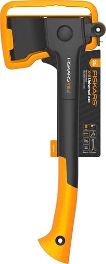 Fiskars Universalyxa X-Series X18 Svart/orange Fiskars