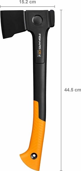 Fiskars Universalyxa X-Series X18 Svart/orange Fiskars