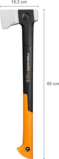 Fiskars Klyvyxa X-Series X24 Svart/orange Fiskars