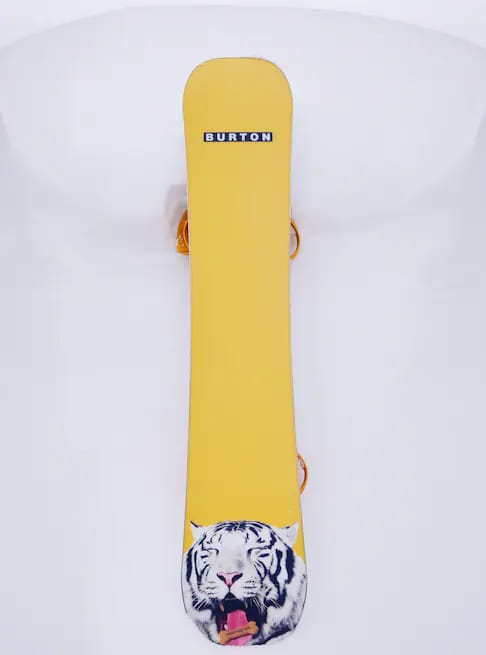Burton Men's Process Camber Snowboard Yellow Burton Burton Men's Process Camber Snowboard Yellow Burton