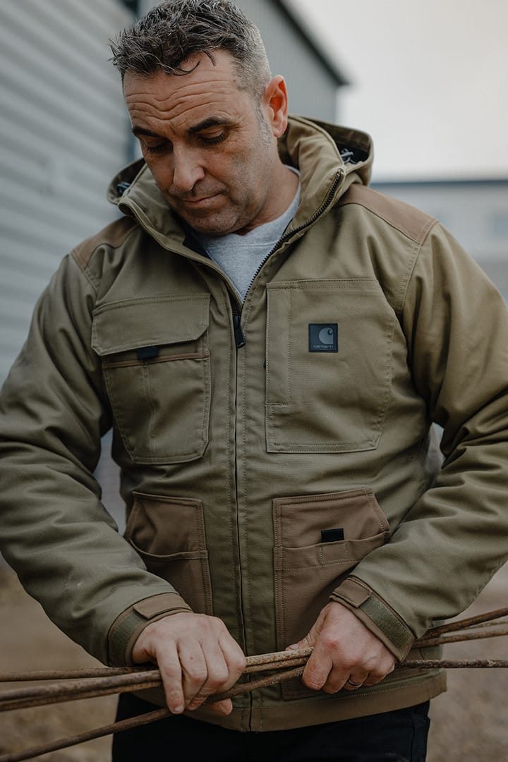 Carhartt Men's Steel Braddock Jacket Field Fatigue Carhartt