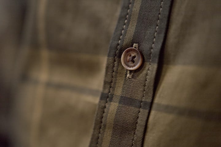 Härkila Men's Akse Long Sleeve Shirt Willow Green Check Härkila