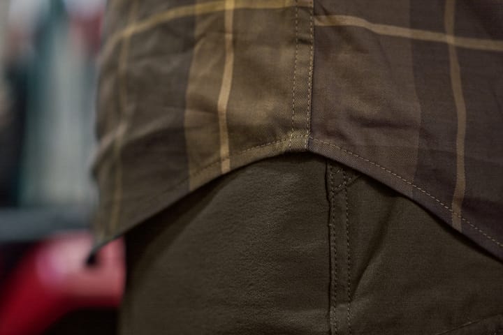 Härkila Men's Akse Long Sleeve Shirt Willow Green Check Härkila