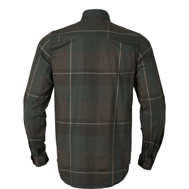 Härkila Men's Akse Long Sleeve Shirt Shadow Brown Check Härkila