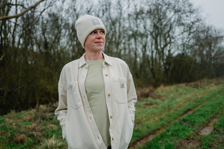 Carhartt Satin Lined Cuffed Beanie Oat Milk Carhartt