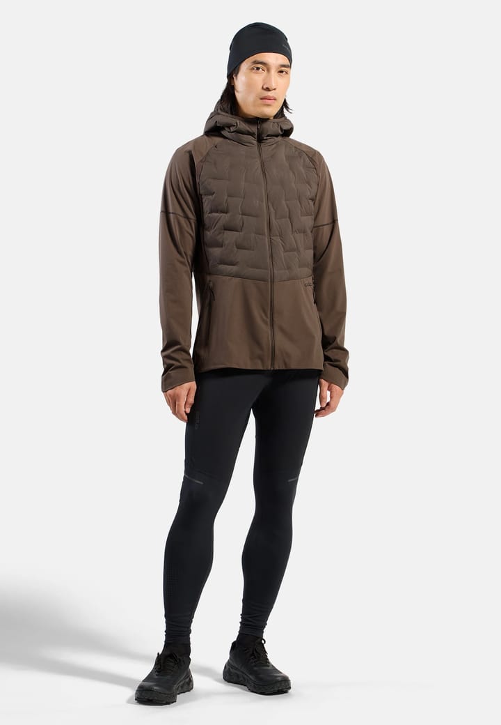 Odlo Men's Zeroweight Insulator Running Jacket Brown Granite Odlo
