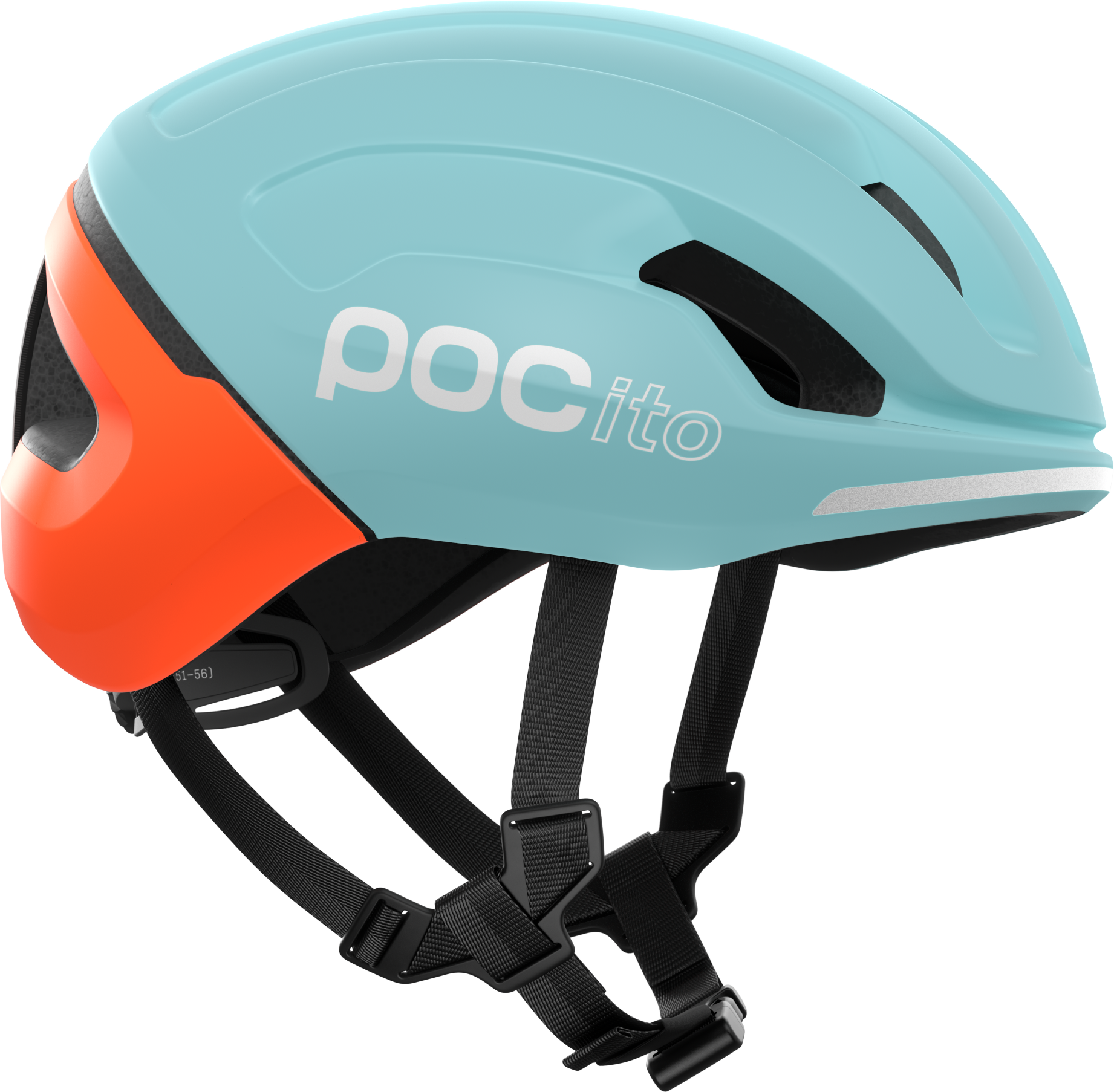 Indicolite blue matt/carnelian orange matt 1