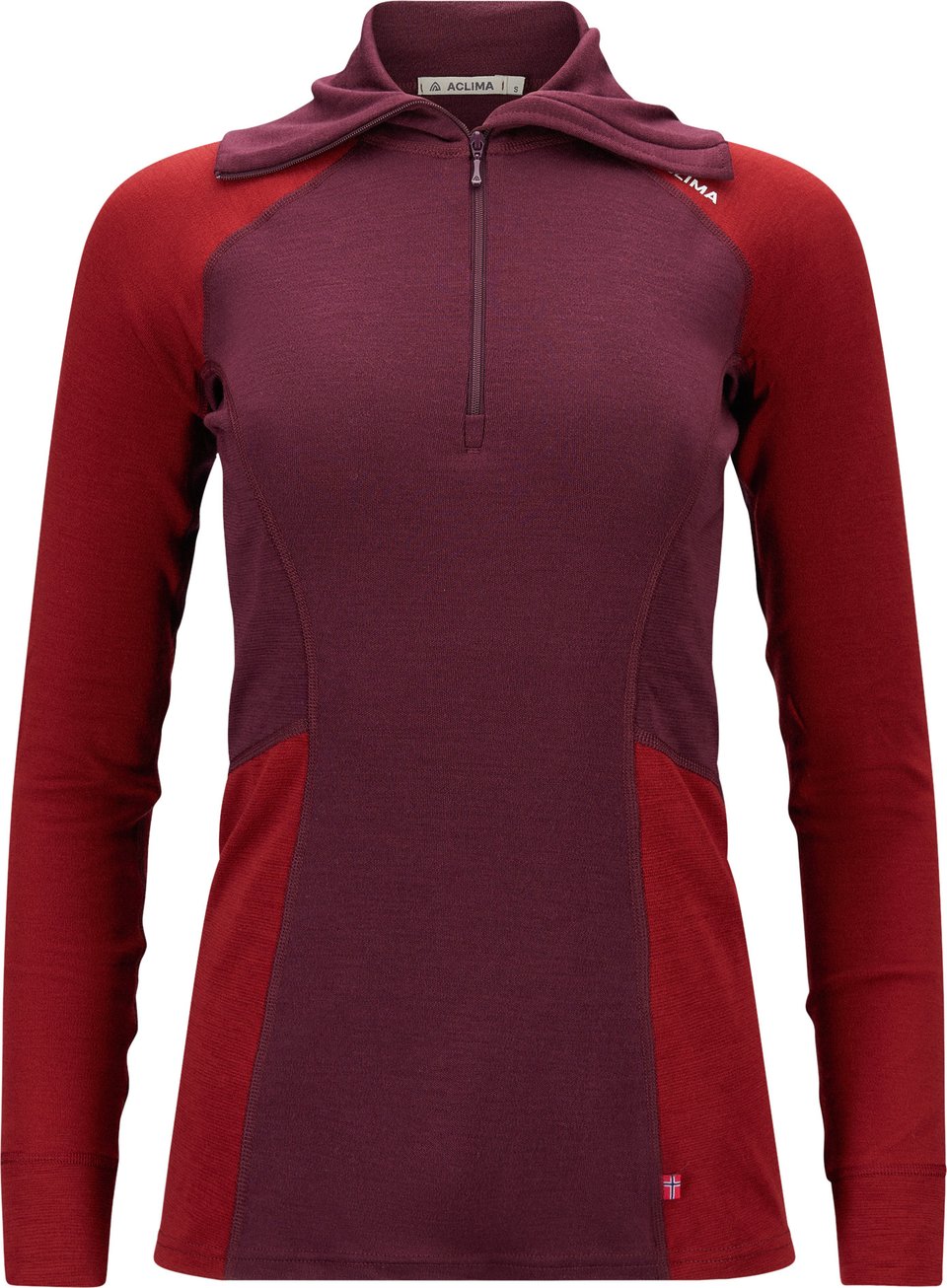 Women's WarmWool Polo Jester Red/Spiced Apple/Spiced Coral