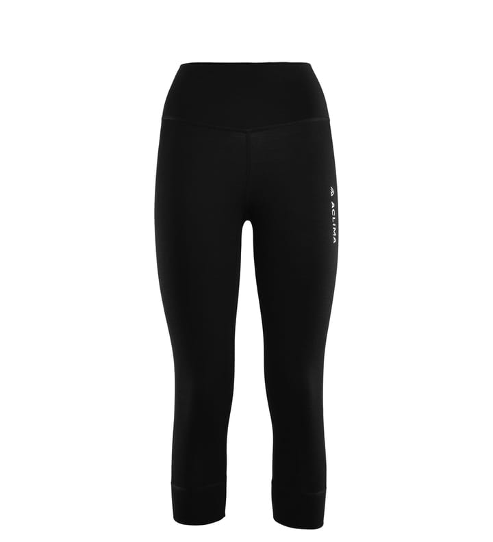 Aclima Women's WarmWool 3/4 Longs Jet Black Aclima