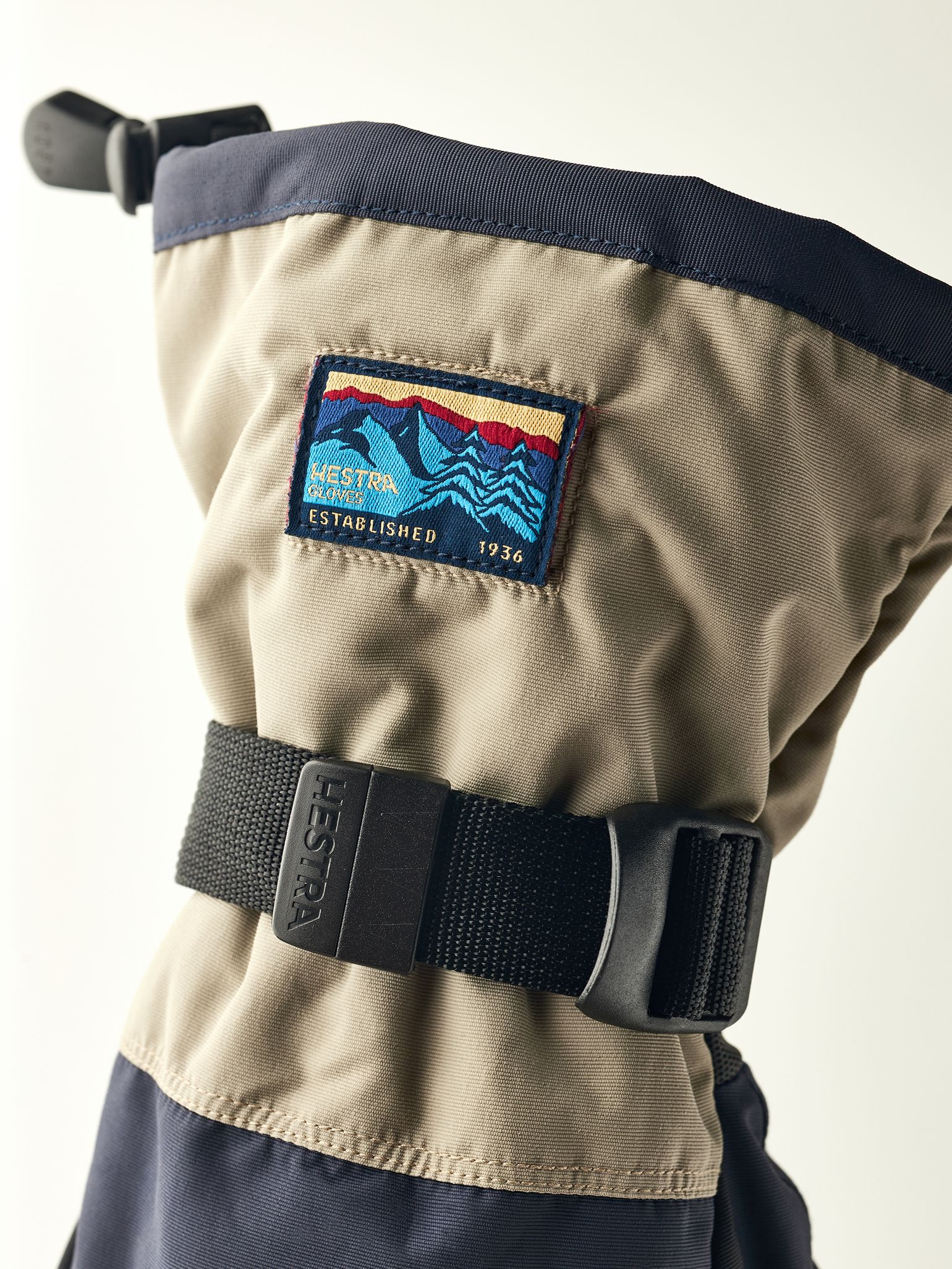 Hestra Gauntlet Sr. - 5 Finger Dark Navy/Beige