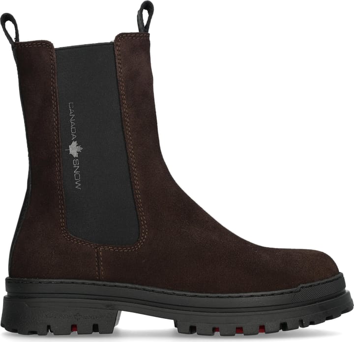 Canada Snow Women's Carlyle Chelsea Suede Brown Canada Snow