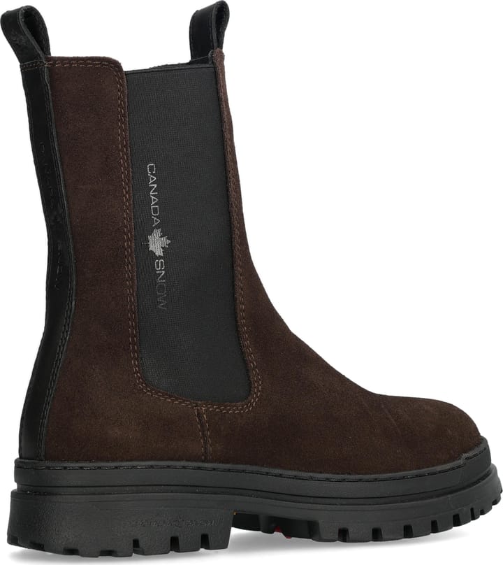 Canada Snow Women's Carlyle Chelsea Suede Brown Canada Snow