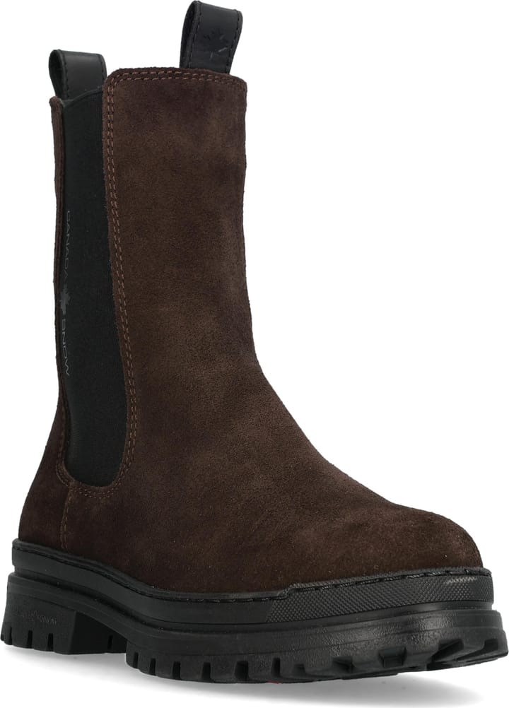 Canada Snow Women's Carlyle Chelsea Suede Brown Canada Snow